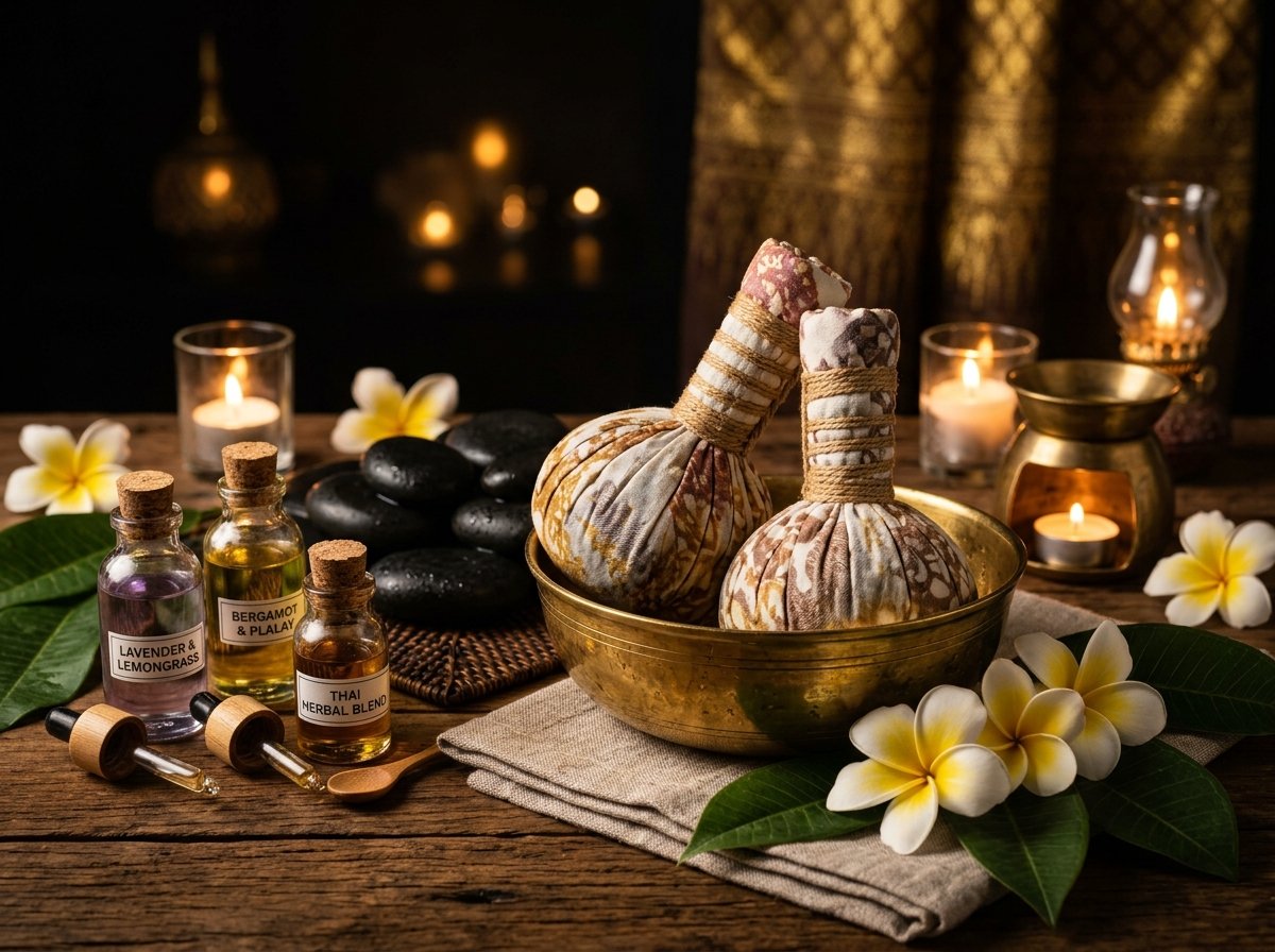 Ambiente Aromático e Herbal do Spa Palm Thai em Lisboa