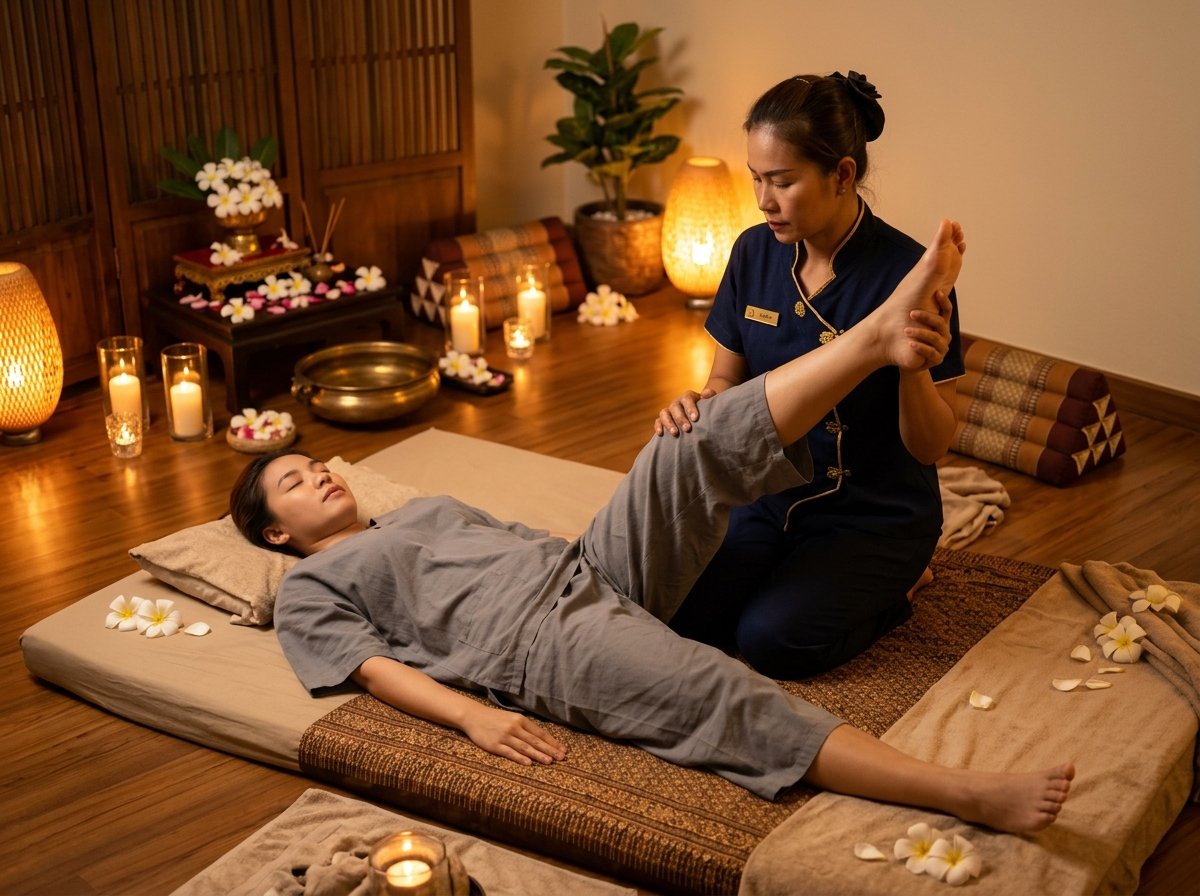 Sessão de Massagem Tailandesa Tradicional em Lisboa